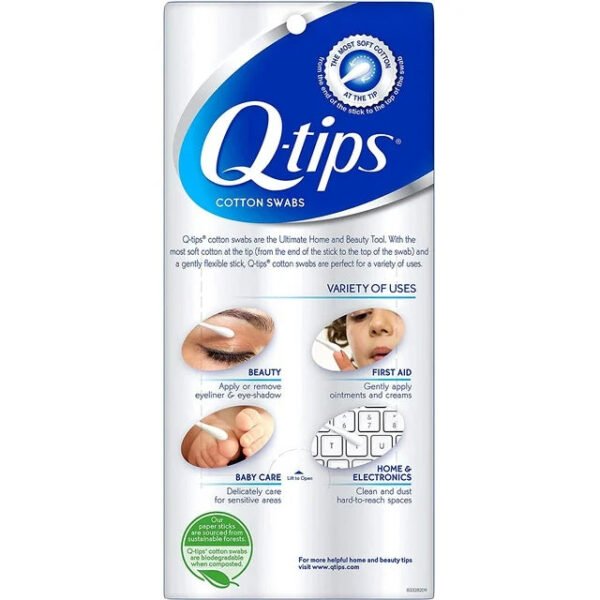 Q-tips Cotton Swabs Original for Hygiene and Beauty Care