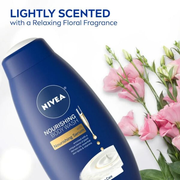 NIVEA Nourishing Care Body Wash with Nourishing Serum