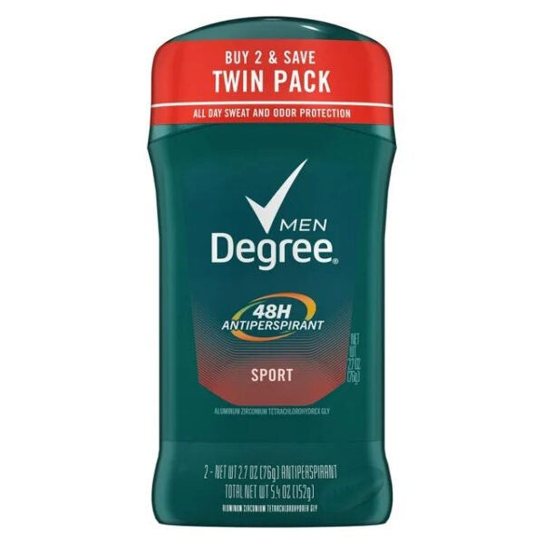 Degree Long Lasting Men's Antiperspirant Deodorant Stick Twin Pack